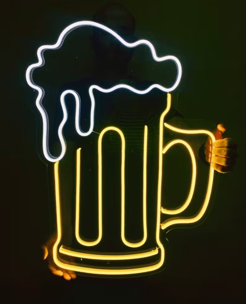 Beer Mug Neon Led Sign