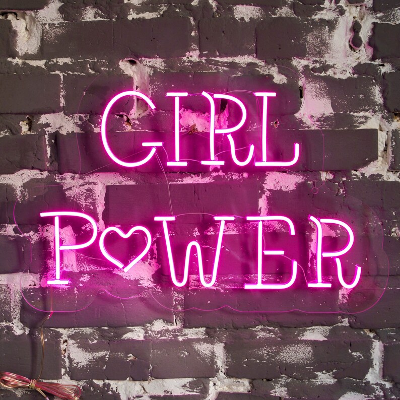 "Girl Power" - LED Neon Sign