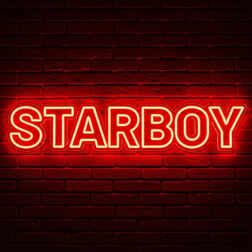 STARBOY - Weeknd LED Neon Sign