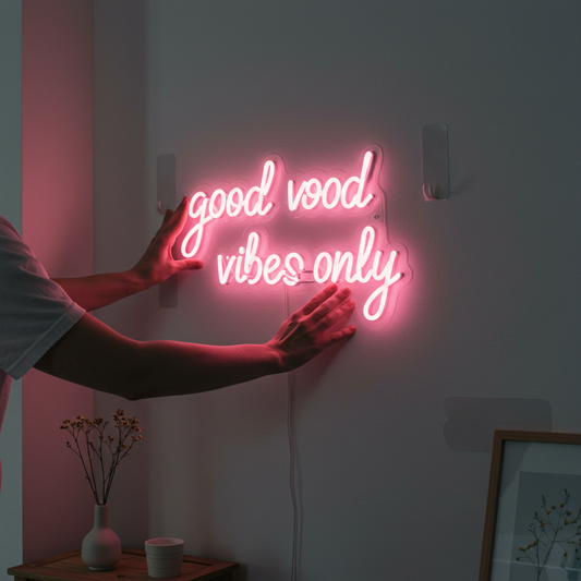 How to Wall Mount a Neon Sign Without Damaging Your Walls