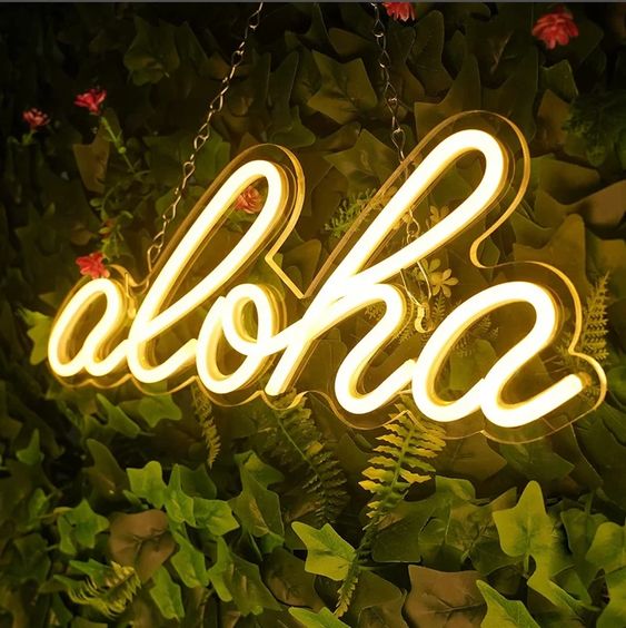 Aloha - LED Neon Sign
