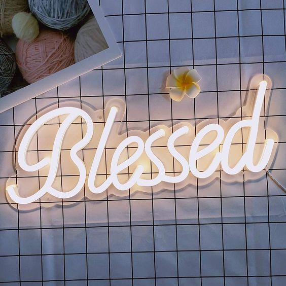 Blessed - LED Neon Sign