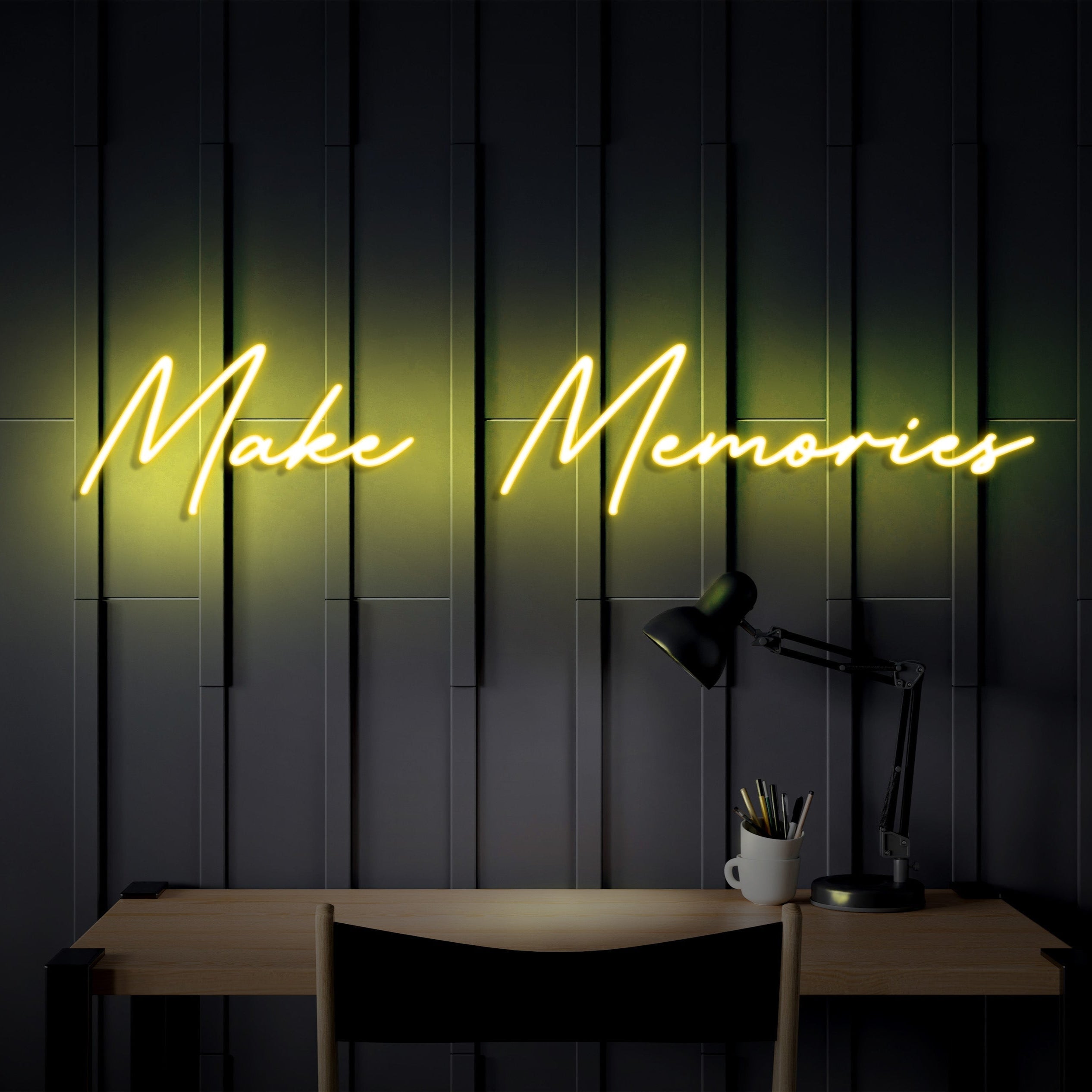 "Make Memories" - LED Neon Sign