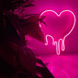 Melting Heart - Pink Neon Sign