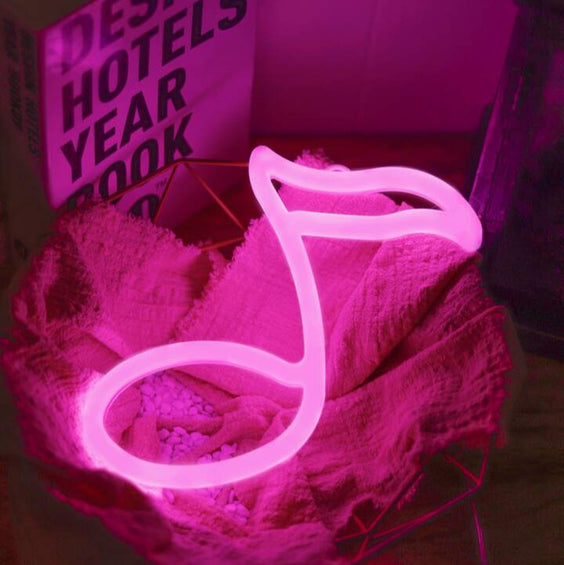 Music Note - LED  Neon Sign