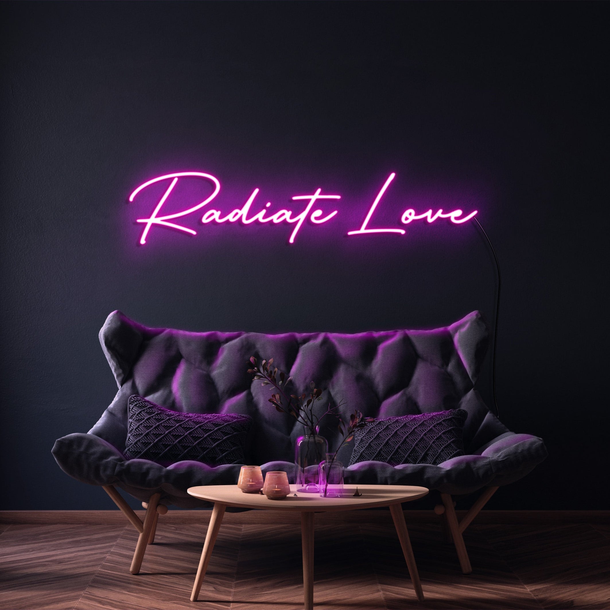 Radiate Love - LED Neon Sign Bedroom
