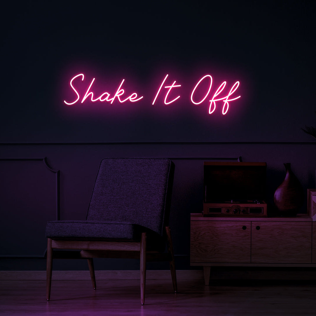 "Shake It Off" - Taylor Swift LED Neon Sign