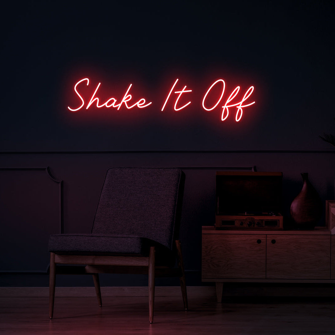 "Shake It Off" - Taylor Swift LED Neon Sign