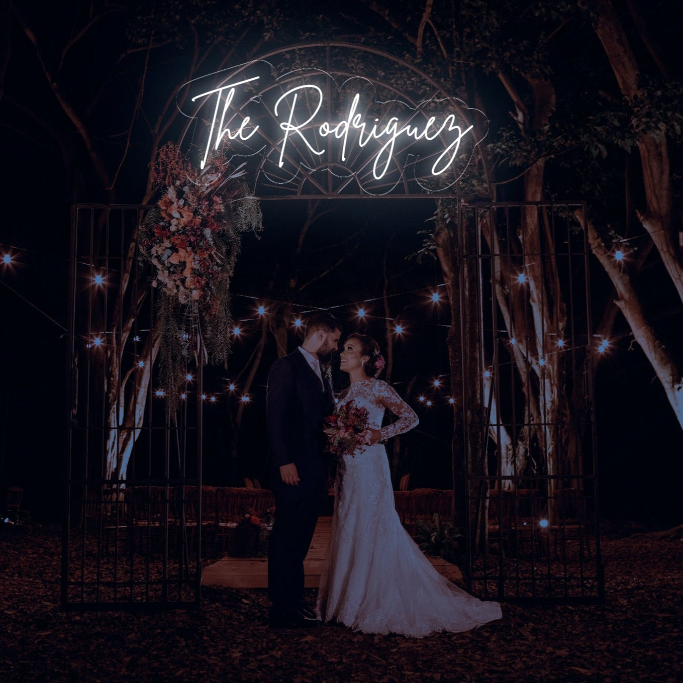 The Rodriguez - LED Neon Family Name Wedding Sign