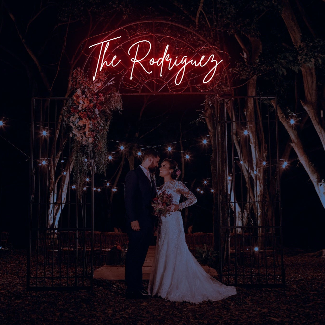 The Rodriguez - LED Neon Family Name Wedding Sign
