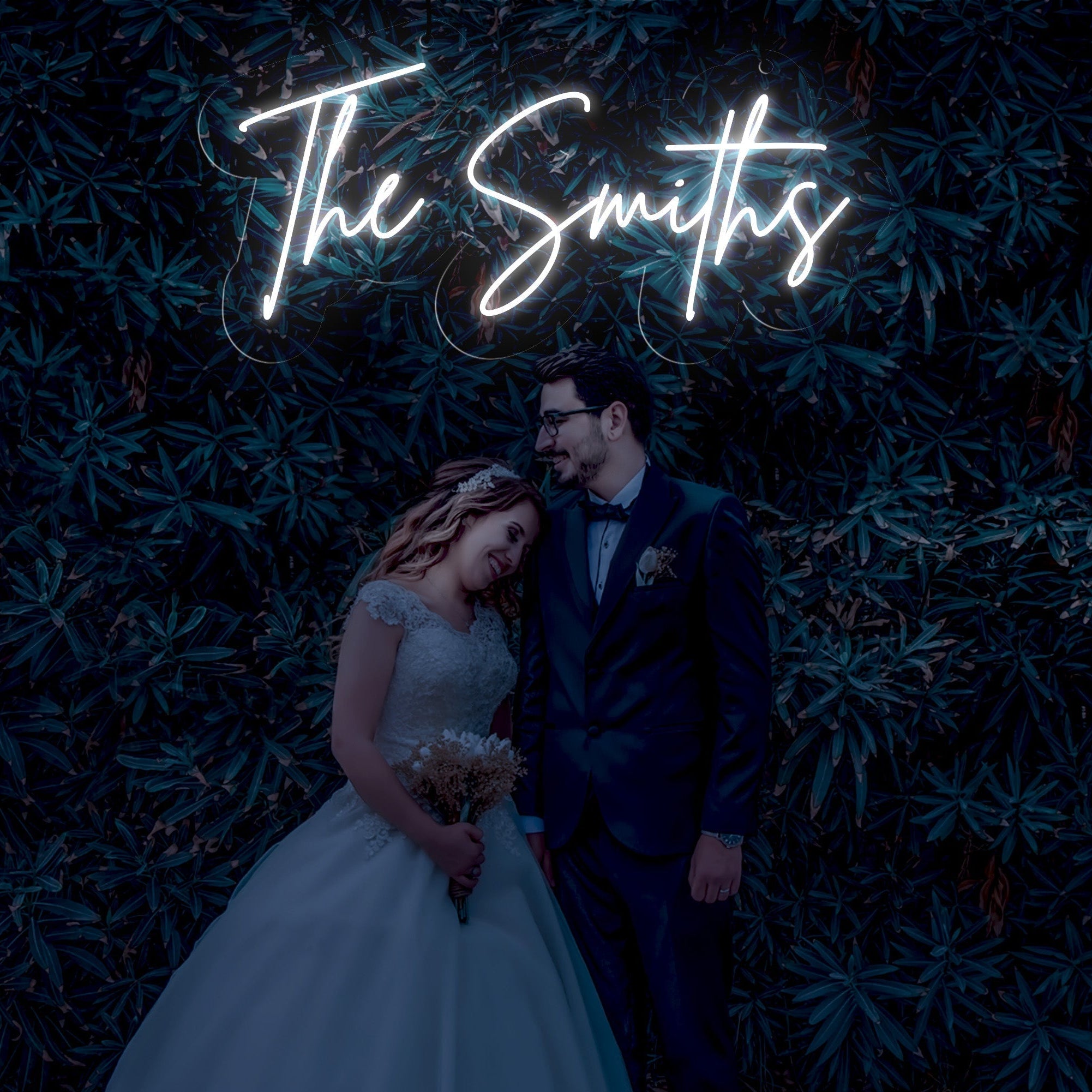 The Smiths - LED Neon Family Name Wedding Sign