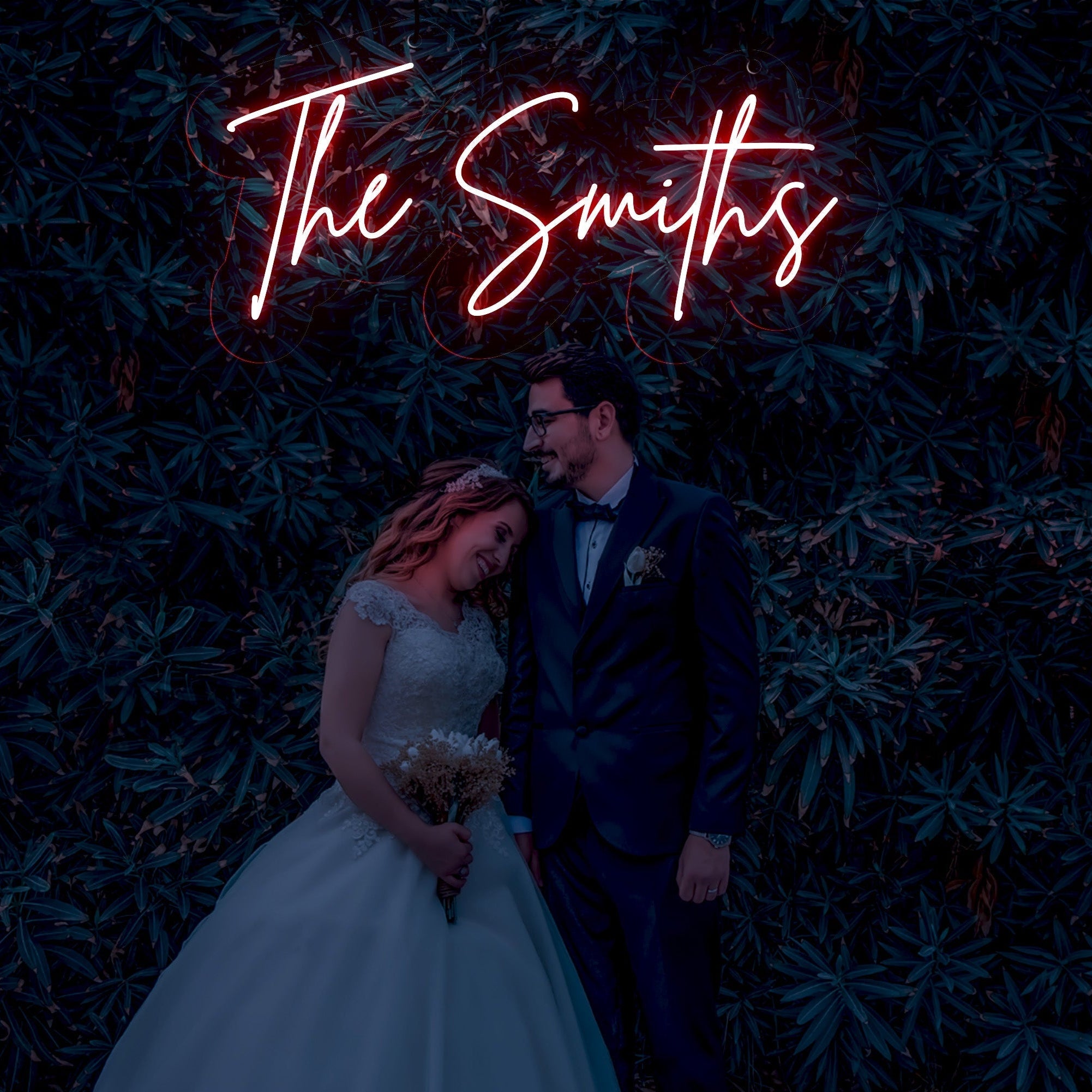 The Smiths - LED Neon Family Name Wedding Sign