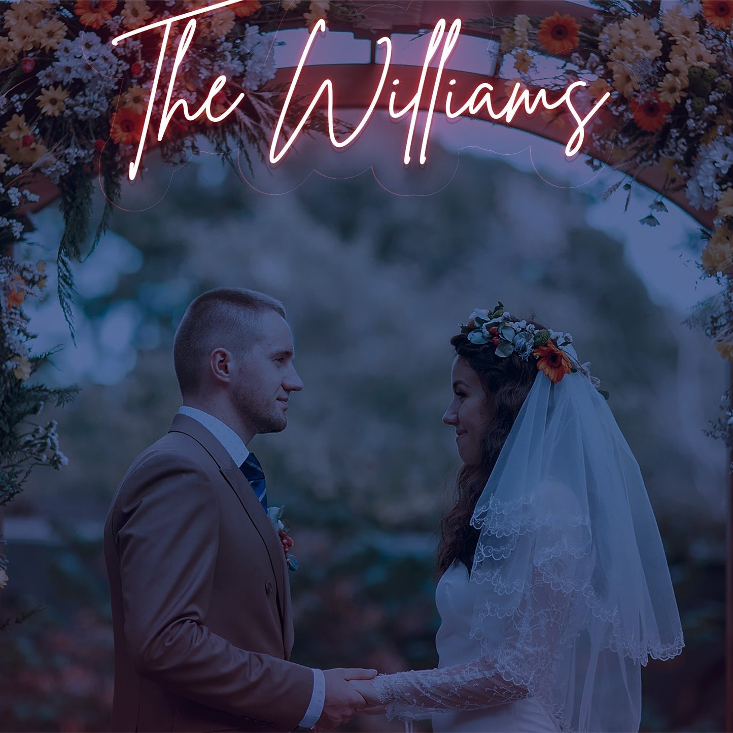 The Williams - LED Neon Family Name Wedding Sign