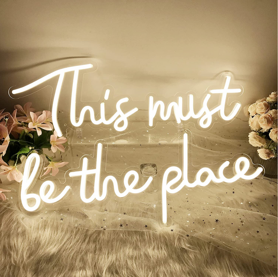This must be the place - LED Neon Sign